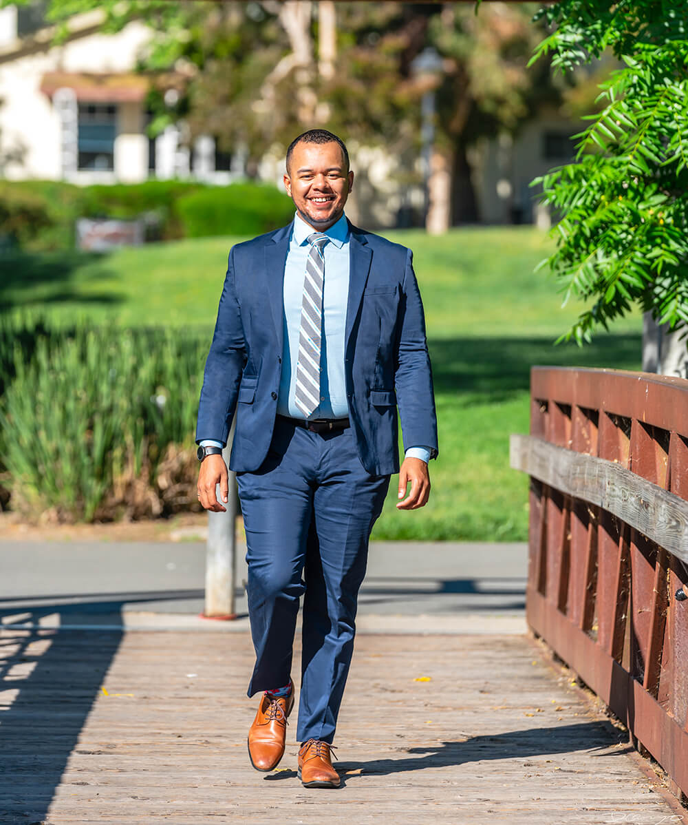 Portrait photo session with Devin Murphy, running for Pinole City Council in Pinole, CA.